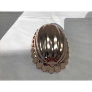 Copper Melon Jello Cake Mold Vintage Kitchen Decor 7 Inch MCM